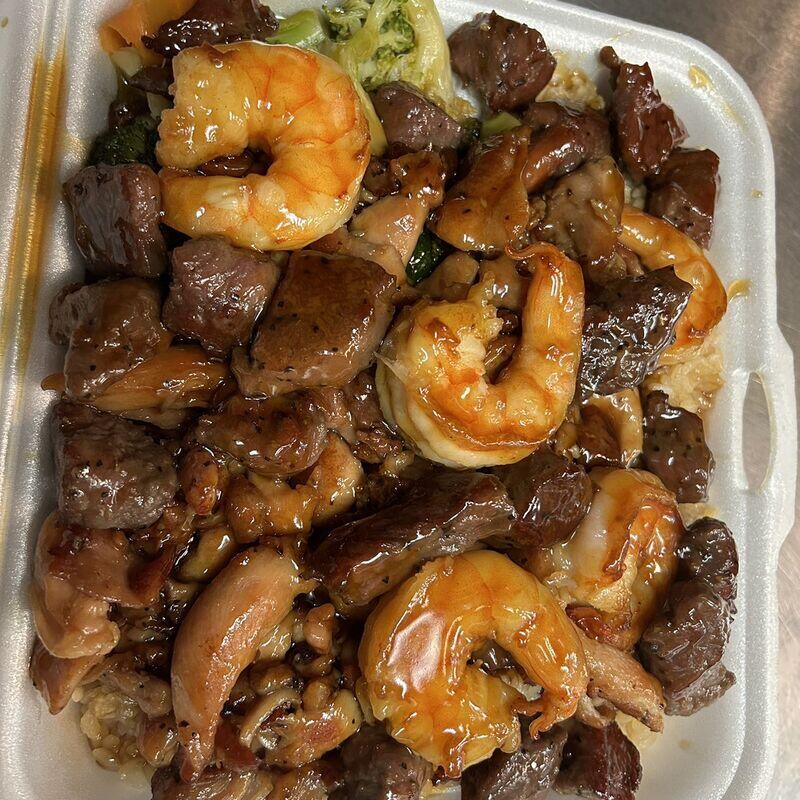 Hibachi Chicken Steak Shrimp